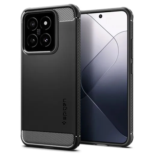 Spigen Rugged Armor tok Xiaomi 14 - matt fekete