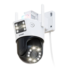 IP Kültéri Kamera ZOSI C298 WiFi Pan Tilt 6MP Dupla IP66