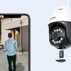 IP kültéri kamera ZOSI C296 WiFi Pan Tilt 5MP IP66 32GB microSD kártyával - 4. kép