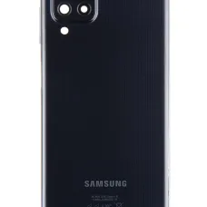 Samsung Galaxy M22 akkumulátorfedél fekete (szerviz csomag)