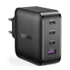 Ugreen gyors töltő GaN PPS 65W USB / 3x USB Type C QC 3.0 Power Delivery SCP FCP AFC (gallium-nitrid) fekete (CD224 70774) - 0. kép
