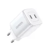 Ugreen gyors töltő GaN 2 x USB-C 45W QC PD Ugreen CD294 - fehér - 0. kép