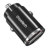 Autós töltő Choetech TC0006 1x USB-A, 1x USB-C 30W PD 3.0 (fekete) - 4. kép