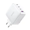 Gyors tölő GaN 3xUSB C / USB 100W PPS Ugreen CD226 - fehér - 1. kép