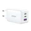 Ugreen CD244 65W USB-A / 2x USB-C GaN gyorstöltő - fehér - 0. kép