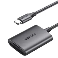 Ugreen CM401 USB C 5Gb/s SD/TF kártyaolvasó - szürke