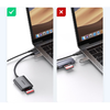 Ugreen CM401 USB C 5Gb/s SD/TF kártyaolvasó - szürke - 4. kép