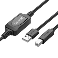 Ugreen US122 USB-B USB-A 2.0 nyomtatókábel 10m - fekete