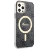 Guess GUBPP12MH4EACSK Készlet: Tok és Töltő iPhone 12/12 Pro fekete/fekete kemény tok 4G Print MagSafe - 2. kép