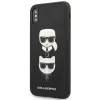 Karl Lagerfeld Saffiano Karl&Choupette Head tok iPhone XS Max - fekete - 0. kép