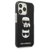 Karl Lagerfeld KLHCP13LTPE2TK iPhone 13 Pro tok fekete Karl&Choupette Head - 2. kép