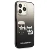 Karl Lagerfeld KLHCP13LTGKCK iPhone 13 Pro tok fekete Gradient Ikonik Karl & Choupette - 2. kép