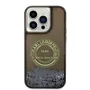 Karl Lagerfeld Liquid Glitter RSG tok iPhone 14 Pro - fekete - 0. kép