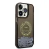 Karl Lagerfeld Liquid Glitter RSG tok iPhone 14 Pro - fekete - 1. kép