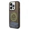 Karl Lagerfeld Liquid Glitter RSG tok iPhone 14 Pro - fekete - 2. kép