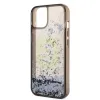 Karl Lagerfeld Liquid Glitter RSG tok iPhone 14 Plus - fekete - 4. kép