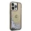 Karl Lagerfeld Liquid Glitter RSG tok iPhone 14 Pro Max - fekete - 2. kép