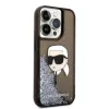 Karl Lagerfeld Glitter Karl feje tok iPhone 14 Pro Max - fekete - 2. kép