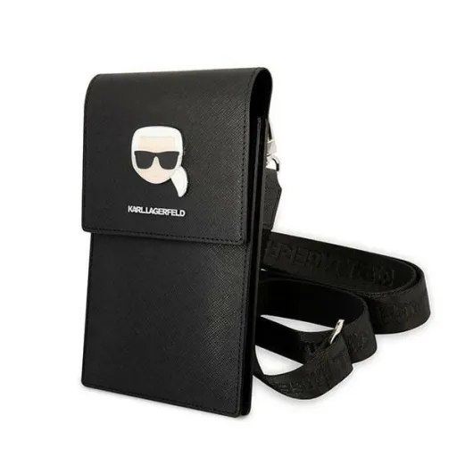 Karl Lagerfeld Kézitáska KLWBSAKHPK fekete/fekete Metal Karl Head