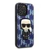 Karl Lagerfeld KLHCP13LPMNIKBL iPhone 13 Pro hardcase kék/kék Monogram Ikonik Patch tok - 2. kép