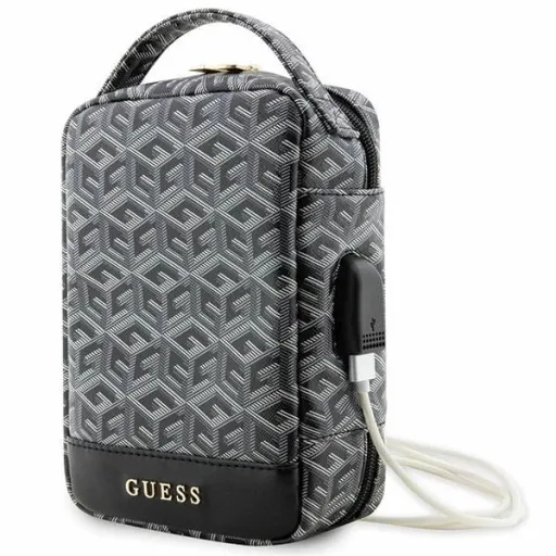 Guess Táska GUHBHGCFSEK Organizer fekete/fekete GCube Stripe