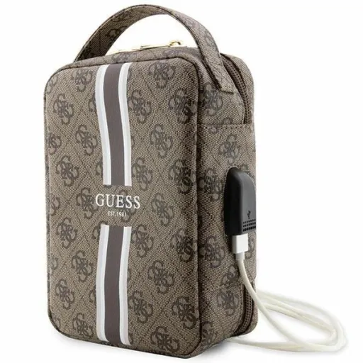 Guess Bag GUHBP4RPSW Organizer barna/barna 4G Printed Stripes