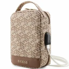 Guess GUHBHGCFSEW Organizer táska - barna GCube Stripe