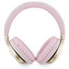Guess Bluetooth on-ear fejhallgatók GUBH604GEMP rózsaszín/rózsaszín 4G Script - 0. kép
