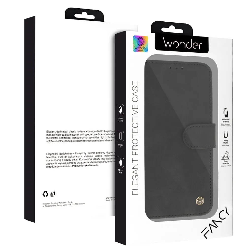 Wonder Fancy tok Xiaomi Redmi Note 13 5G fekete - 8