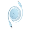 Baseus Free2Pull Mini USB-C to USB-C 60W USB kábel, 1m (kék) - 0. kép
