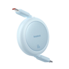 Baseus Free2Pull Mini USB-C to USB-C 60W USB kábel, 1m (kék) - 1. kép
