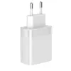 Baseus Mirror Lake Travel hálózati USB töltő adapter digitális kijelzővel gyorstöltő 2x USB 3.0 18W fehér (CCJMHA-A02) - 0. kép