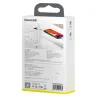 Baseus Mirror Lake Travel hálózati USB töltő adapter digitális kijelzővel gyorstöltő 2x USB 3.0 18W fehér (CCJMHA-A02) - 2. kép