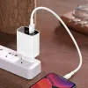 Baseus Mirror Lake PPS Travel hálózati USB töltő adapter digitális kijelzővel gyorstöltő 1x USB 3.0 1x USB-C 18W fehér (CCJMHC-A02) - 4. kép