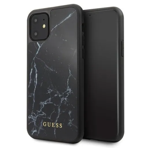 Guess iPhone 11 tok fekete márvány mintázattal Guess iPhone 11 tok fekete márvány mintázattal
