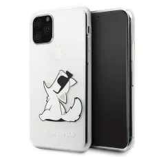 Karl Lagerfeld Choupette mintás tok iPhone 11 átlátszó