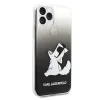 Karl Lagerfeld Choupette mintás tok iPhone 11 fekete - 3. kép
