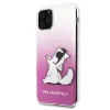 Karl Lagerfeld Choupette mintás tok iPhone 11 rózsaszín - 0. kép