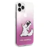Karl Lagerfeld Choupette mintás tok iPhone 11 rózsaszín - 3. kép