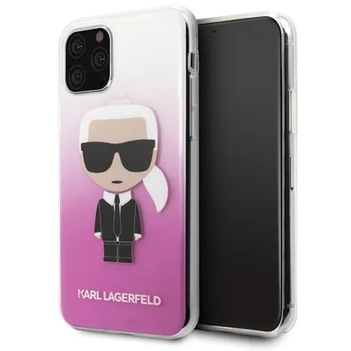 Karl Lagerfeld Gradient Ikonik tok iPhone 11 rózsaszín Karl Lagerfeld Gradient Ikonik tok iPhone 11 rózsaszín