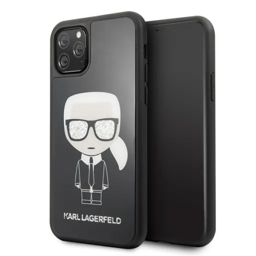 Karl Lagerfeld Iconic iPhone 11 Pro MAX tok fekete Karl Lagerfeld Iconic iPhone 11 Pro MAX tok fekete