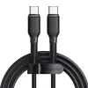 GaN Mcdodo CH-1543 hálózati töltő, 2x USB-C, 1x USB, 67W + USB-C - USB-C 2m kábel (fekete) - 1. kép