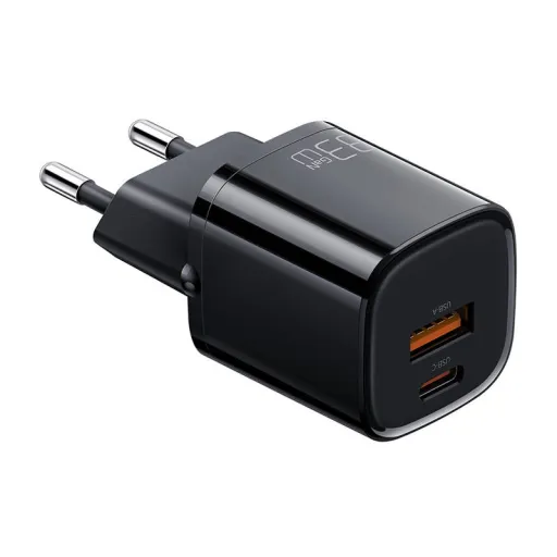 Mcdodo Nano GaN Töltő CH-0151, USB + USB-C, 33W (fekete) tok