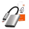 2 az 1-ben Audio Adapter Mcdodo CA-5570 2 az 1-ben USB-C - 2x USB-C átalakító kábel - 1. kép