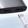 2 az 1-ben Audio Adapter Mcdodo CA-5570 2 az 1-ben USB-C - 2x USB-C átalakító kábel - 3. kép