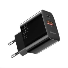 Fali töltő Mcdodo CH-0922 USB + USB-C, 33W + USB-C kábel (fekete)