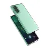 Spring Case átlátszó TPU gél védőtok színes kerettel Samsung Galaxy A72 4G világoskék tok - 2. kép