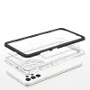 Clear 3in1 tok Samsung Galaxy A72 4G Frame Gel Cover Fekete - 3. kép