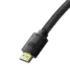 Baseus HDMI 2.1 kábel 8K 60 Hz 48 Gbps / 4K 120 Hz / 2K 144 Hz 3D eARC QMS Dynamic HDR VRR ALLM 3 m fekete (CAKGQ-L01) - 2. kép