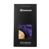 Wood és Resin fliptok iPhone 12/12 Pro MagSafe Bewood Unique Violet - Purple Black tok - 2. kép